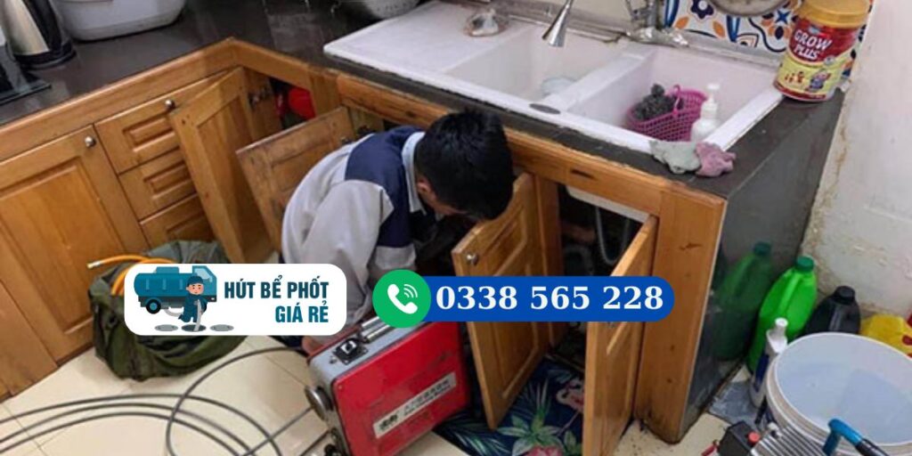 Dịch vụ thông tắc chậu rửa bát giá rẻ