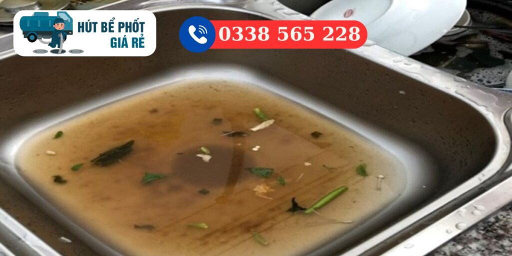 Thực phẩm nhà bếp khiến chậu rửa bát bị tắc