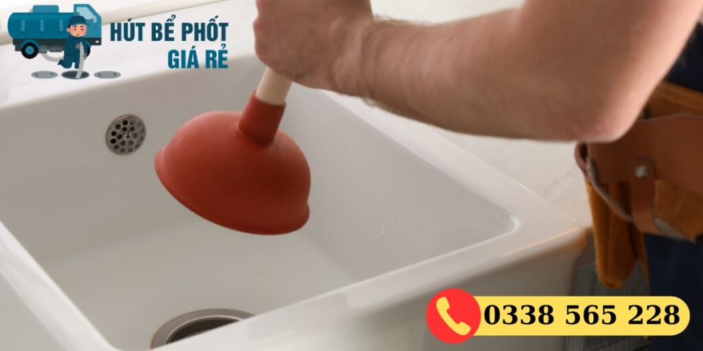 Dụng cụ pittong thông tắc lavabo